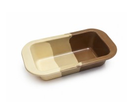 Molde silicona tricolor mini budin ingles